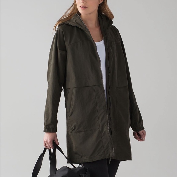 lululemon athletica Jackets & Blazers - Lululemon Easy As Jacket Dark Olive
